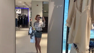 1. Try On Haul Completely See Through Transparent Lingerie and Clothes At The Mall