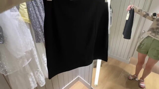 6. Try On Haul Completely See Through Transparent Lingerie and Clothes At The Mall