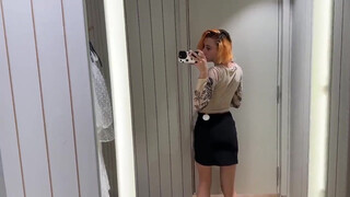7. Try On Haul Completely See Through Transparent Lingerie and Clothes At The Mall
