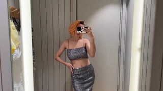 10. Try On Haul Completely See Through Transparent Lingerie and Clothes At The Mall