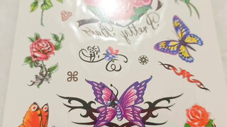 7. Butterfly temporary tattoo