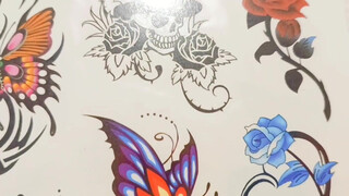 3. Butterfly temporary tattoo