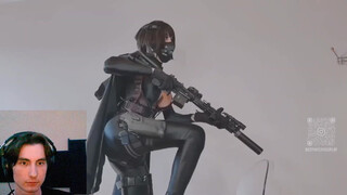 7. Body suit admiral Reaction (Cosplay Reload)