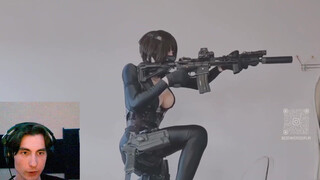 9. Body suit admiral Reaction (Cosplay Reload)