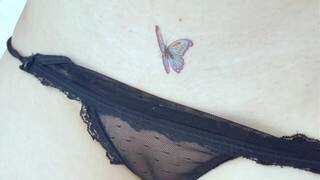 Easy Guide to Applying Temporary Blue Butterfly Tattoos #2