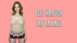 See Through Shirts Try On Haul | EtherealLoveBug