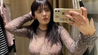 9. See-Through Try On Haul | Transparent Lingerie and Clothes | Try-On Haul At The Mall #25