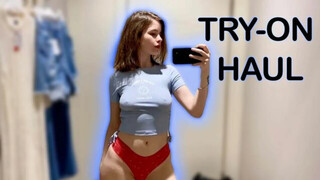 Try On Haul: See-through Clothes and Fully Transparent Women Lingerie | Very revealing! #12