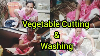 Vegetable Cutting ???? And Washing Vlog ???? Desi Style