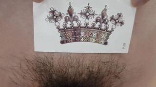 2. temporary tattoo ???? queen crown but I ruined it ????