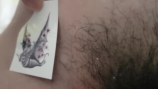 1. temporary tattoo small bad bat ????