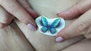 Temporary Tattoo – Beautiful blue Butterfly