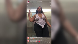1. Peaches twerking in Walmart bathroom