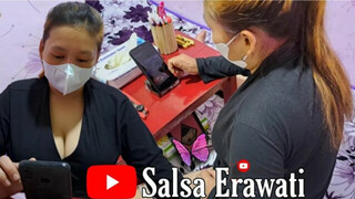 Creative makes a cellphone stand from used cardboard || salsa erawati || tutorial || creative