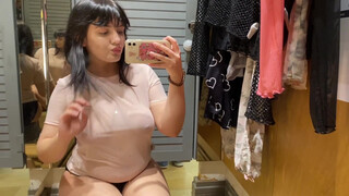 1. See-Through Try On Haul | Transparent Lingerie and Clothes | Try-On Haul At The Mall #26