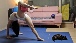 Exercise with a Ball ???????????? Gymnastics at home ????