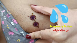 Make Glass Temporary Tattoo – تتو موقت عینک کنار شرت