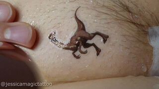 2. №7 Temporary tattoo / Magic Tattoo dinosaur