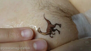 №7 Temporary tattoo / Magic Tattoo dinosaur