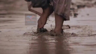 7. Enjoying in wet transparent dress