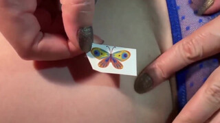 1. Lingerie Try On – #018 | tryon | see through | temporary tattoo