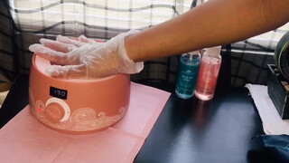 9. Esthetician using the Brazilianwax at home kit | Easiest to use wax kit on Amazon #brazilianwax #fyp