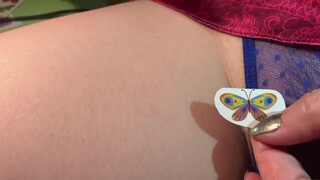 3. Temporary tattoos | Beautiful yellow Butterfly | Sticker Tattoo