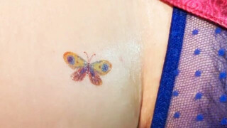 Temporary tattoos | Beautiful yellow Butterfly | Sticker Tattoo