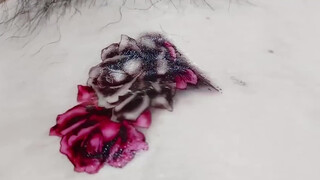 7. Third design temporary tattoo for girls, beautiful two color rose temporary tattoo #temporarytattoo