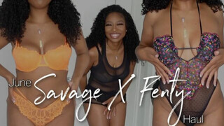 Everything MESH! Savage X Fenty June Try on Haul | Jaelah Majette