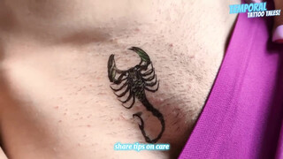 2. TEMPORARY TATTOO | Magic tattoo Beautiful Scorpion ???? #011