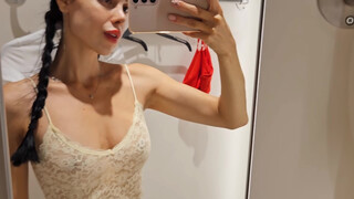 9. Try on haul – See-Through transparent lingerie