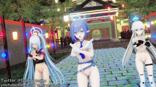 3. MMD R-18 | Oki Aoi, Toki, Iori ????