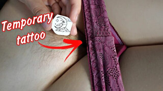 NEVER get a temporary tattoo on…