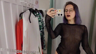 1. Try On Haul Seethrough Lingerie Very revealing Try On Haul #7