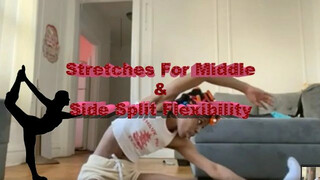 Stretches For Middle & Side Split Flexibility (FOR BEGINNERS)