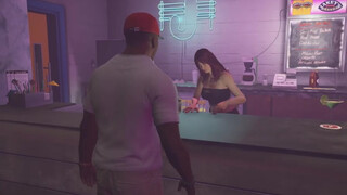 2. GTA 5 PC Franklin Gets A Nude Lap Dance From Peach