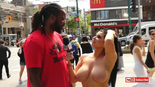 5. NAKED NEWS – NAKED IN THE STREET WITH ROMI RAIN