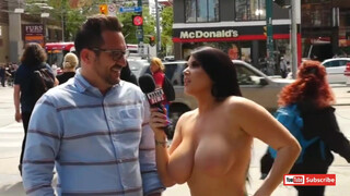 10. NAKED NEWS – NAKED IN THE STREET WITH ROMI RAIN