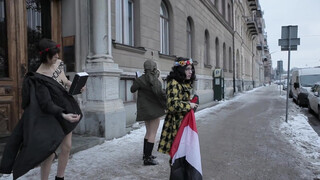 8. everydayrebellion.com presents – Aliaa Elmahdy & Femen protesting against Egyptian constitution
