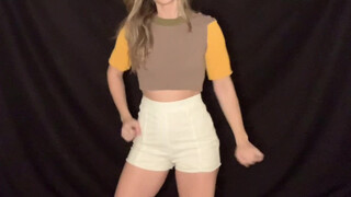 10. Shorts Try On: Fashion Knit Crop Top Lookbook & Vintage Shorts Try On Haul