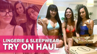 Girls Night In: Wicked Weasel Sleepwear & Lingerie Try On Haul Video