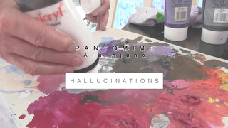 1. “HALLUCINATIONS / Pantomime” – ALAINJUNO (Artiste – Performeur Body Action-Painting)