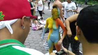 7. Body painting festival