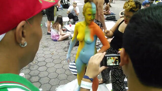 3. Body painting festival