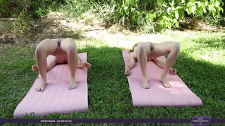 2. Nude Yoga Tutorial – The Naked Bridge Pose