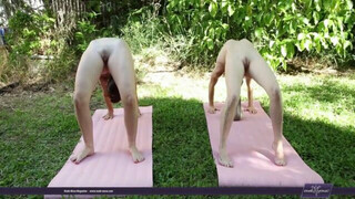 Nude Yoga Tutorial – The Naked Bridge Pose