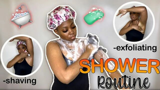 MY SHOWER & BODY CARE ROUTINE | Glowy Skin + Feminine Hygiene Tips