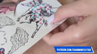 2. Incredibly Beautiful Unicorn The Easiest Tutorial on Temporary Tattoos