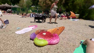 9. Croatia, Zadar City of Roman and Venetian Ruins Beach Walk 4K Walking Tour with Bikini Beach Hunter